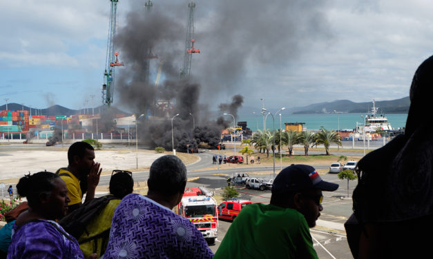 Nickel: Clashed in downtown Nouméa